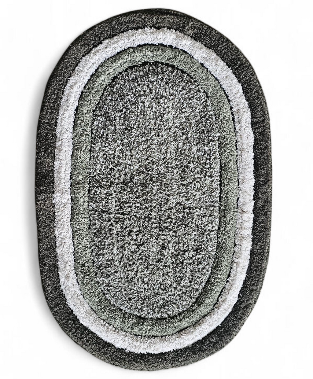 Monarch Home Art Forest Green Cotton Bathmat – 40x60 cm | Soft, Absorbent & Reversible Floor Mat