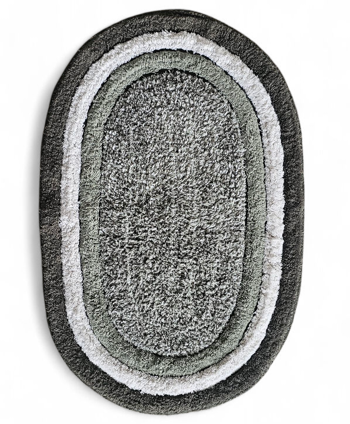 Monarch Home Art Forest Green Cotton Bathmat – 40x60 cm | Soft, Absorbent & Reversible Floor Mat