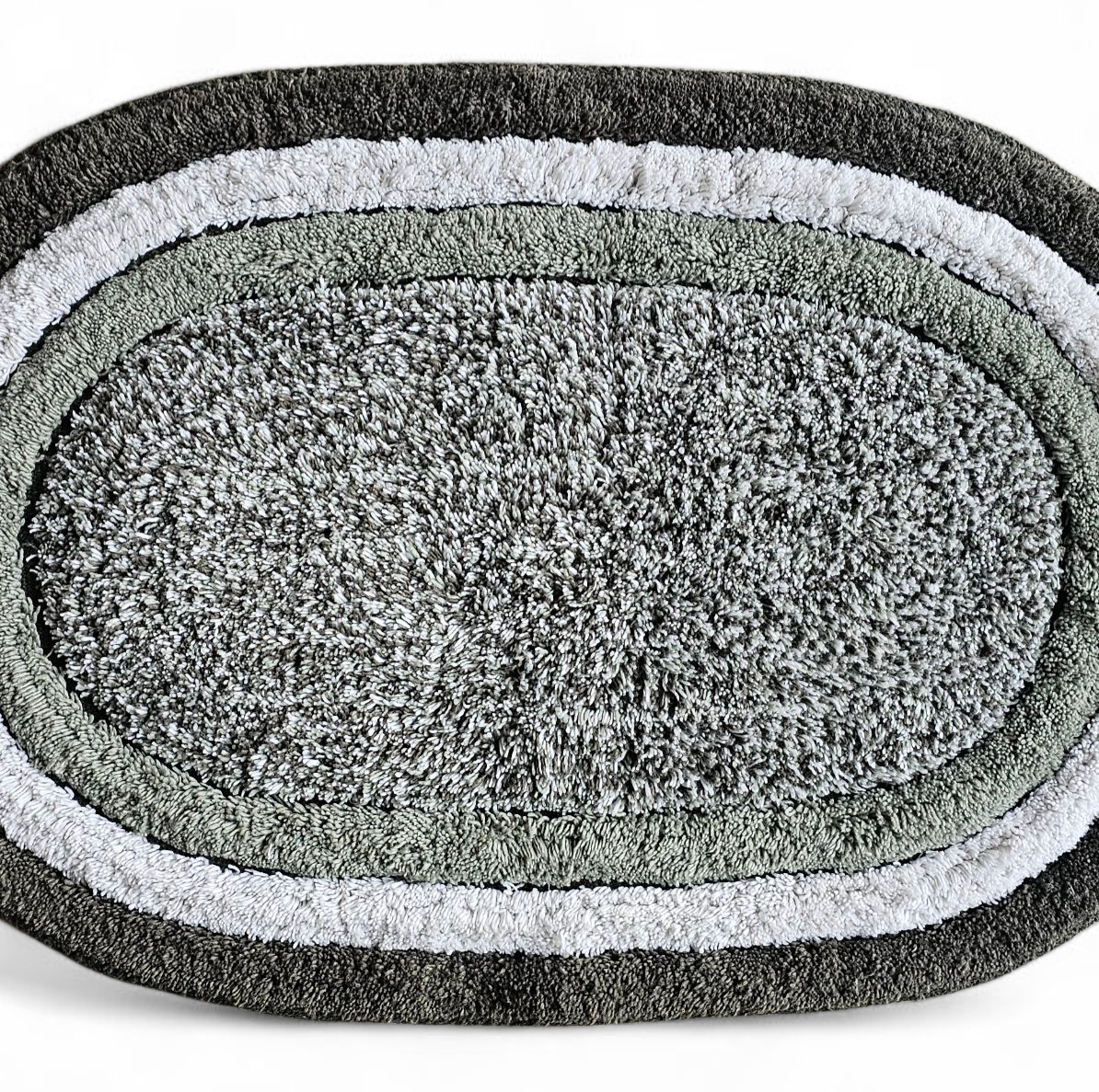 Monarch Home Art Forest Green Cotton Bathmat – 40x60 cm | Soft, Absorbent & Reversible Floor Mat