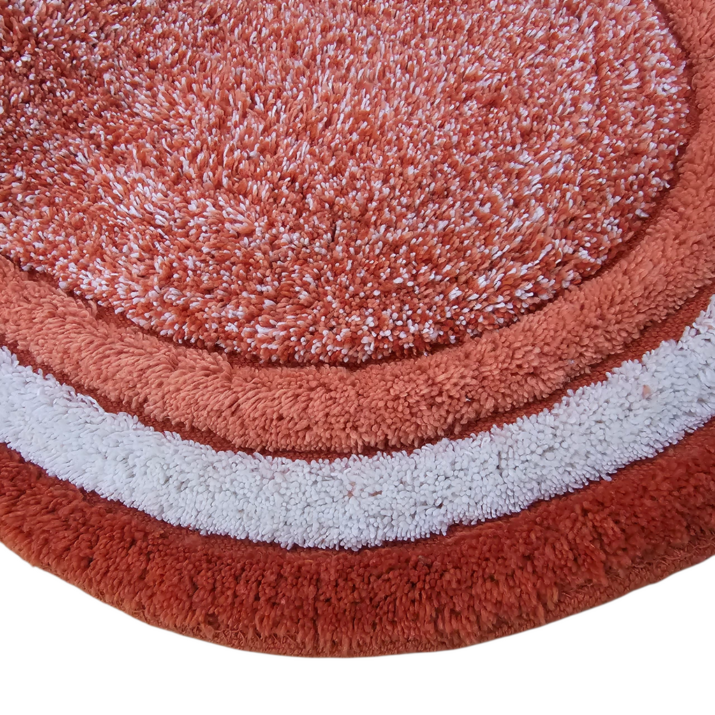 Luxury Kesari Bath Mat (40x60 cm) – Soft, Absorbent & Anti-Slip Microfiber Floor Mat for Bathroom & Home Décor