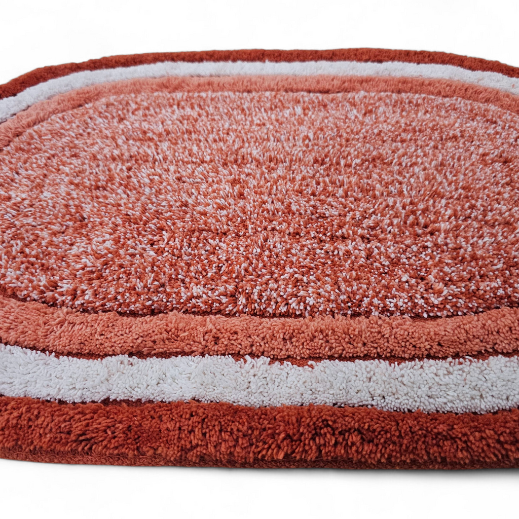 Luxury Kesari Bath Mat (40x60 cm) – Soft, Absorbent & Anti-Slip Microfiber Floor Mat for Bathroom & Home Décor