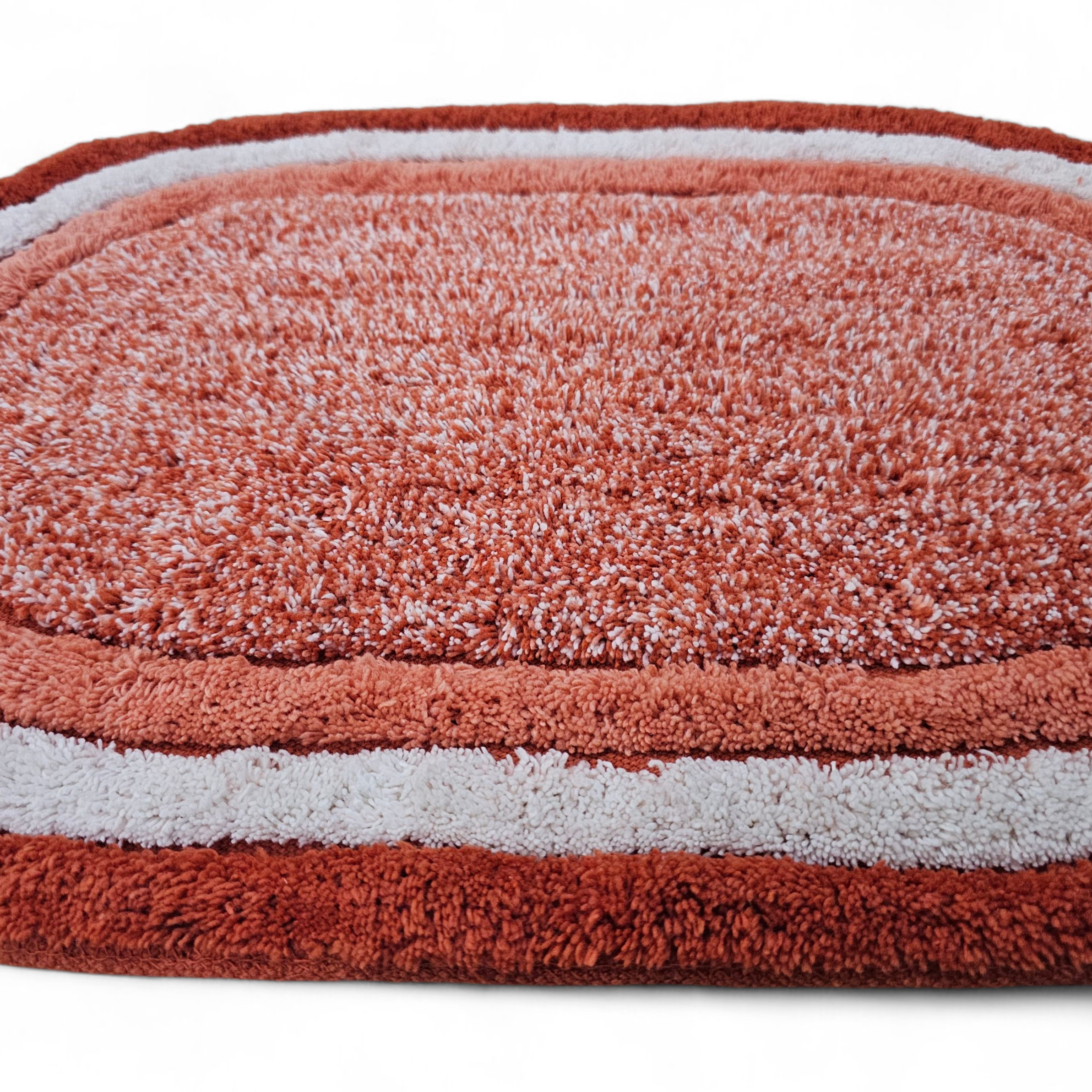 Luxury Kesari Bath Mat (40x60 cm) – Soft, Absorbent & Anti-Slip Microfiber Floor Mat for Bathroom & Home Décor