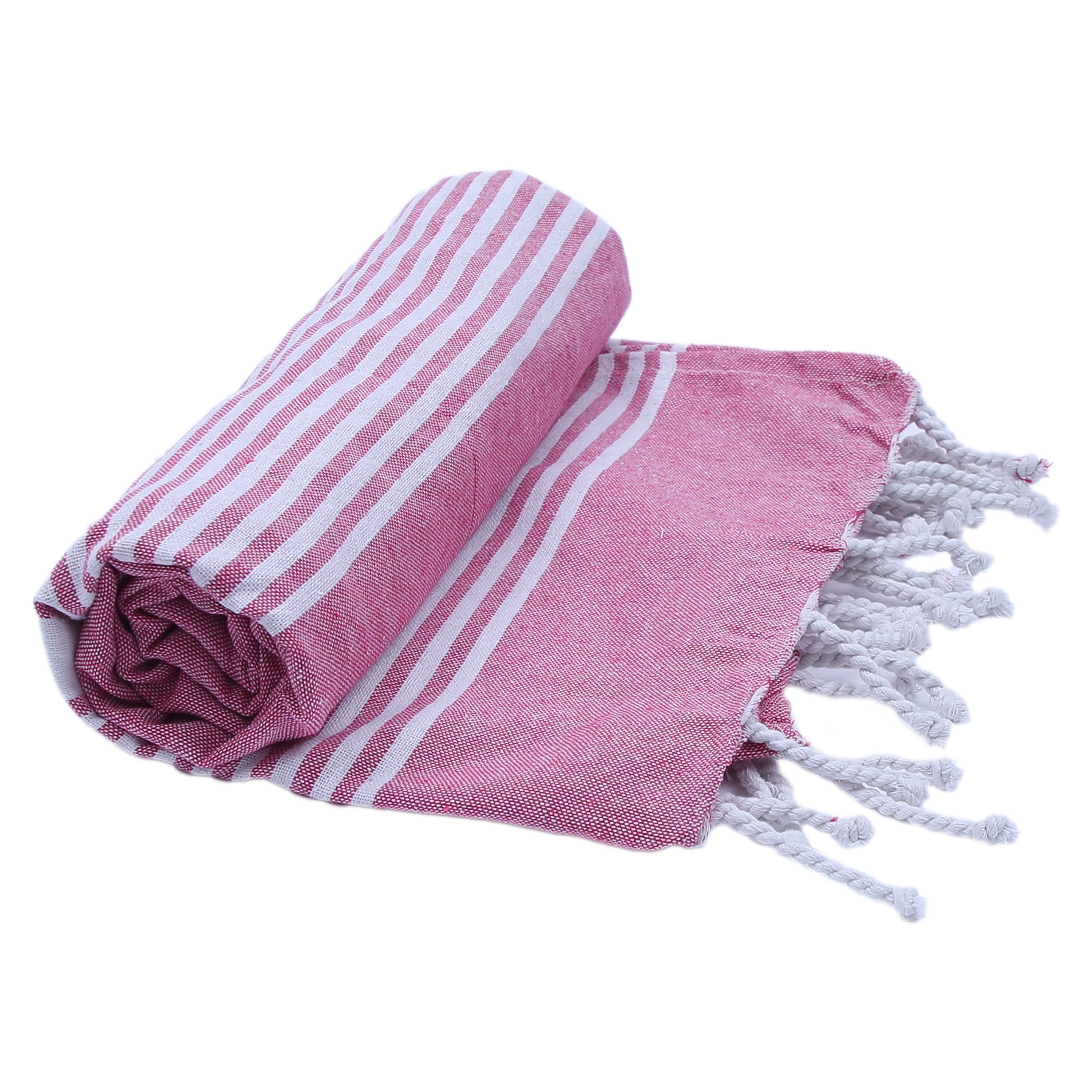 Luxury Fuchsia Beach Towel (90x170 cm) – Soft, Absorbent & Quick-Dry Cotton Towel for Beach, Pool & Travel
