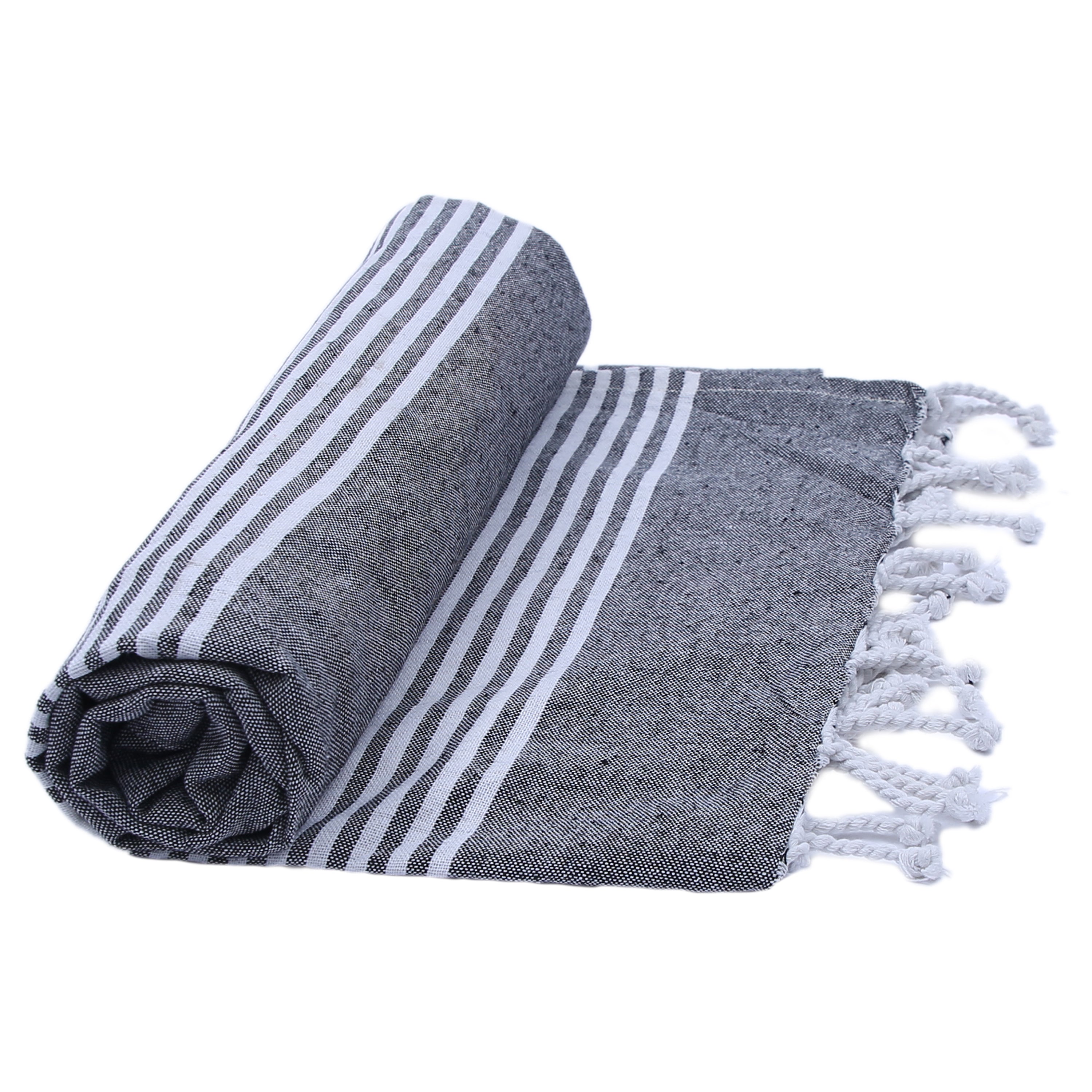 Luxury Grey Cotton Beach Towel (90x170 cm) – Soft, Absorbent & Quick-Dry Bath Towel for Beach, Gym & Travel