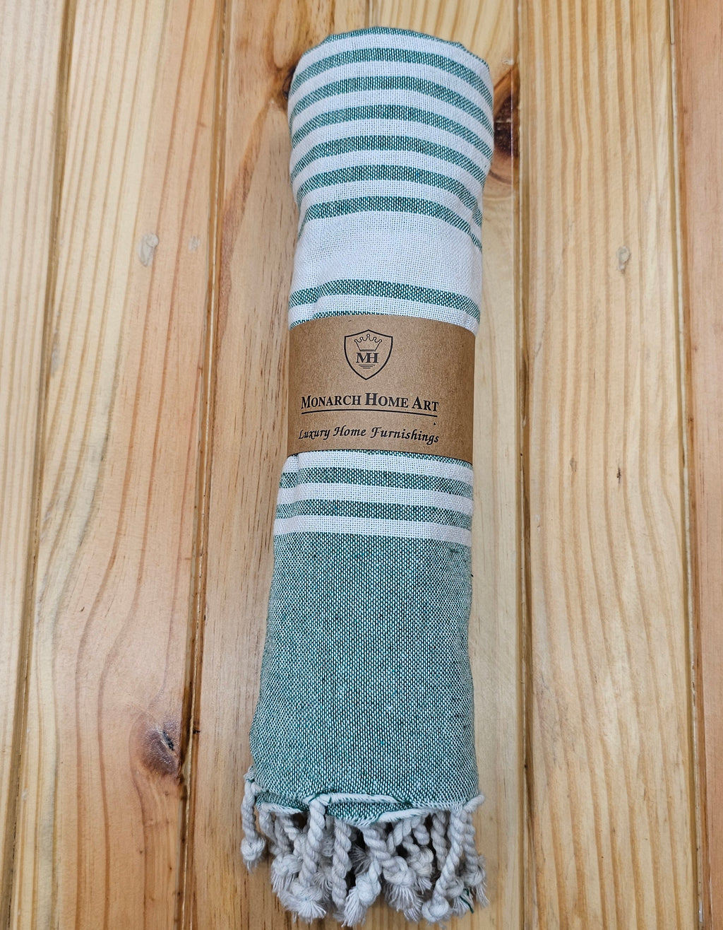 Luxury Sea Green Cotton Beach Towel (90x170 cm) – Soft, Absorbent & Quick-Dry Bath & Travel Towel