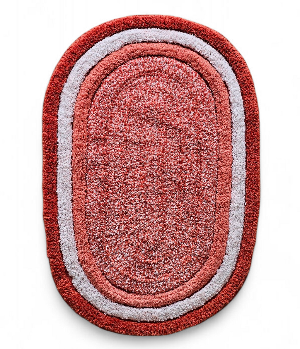 Luxury Kesari Bath Mat (40x60 cm) – Soft, Absorbent & Anti-Slip Microfiber Floor Mat for Bathroom & Home Décor