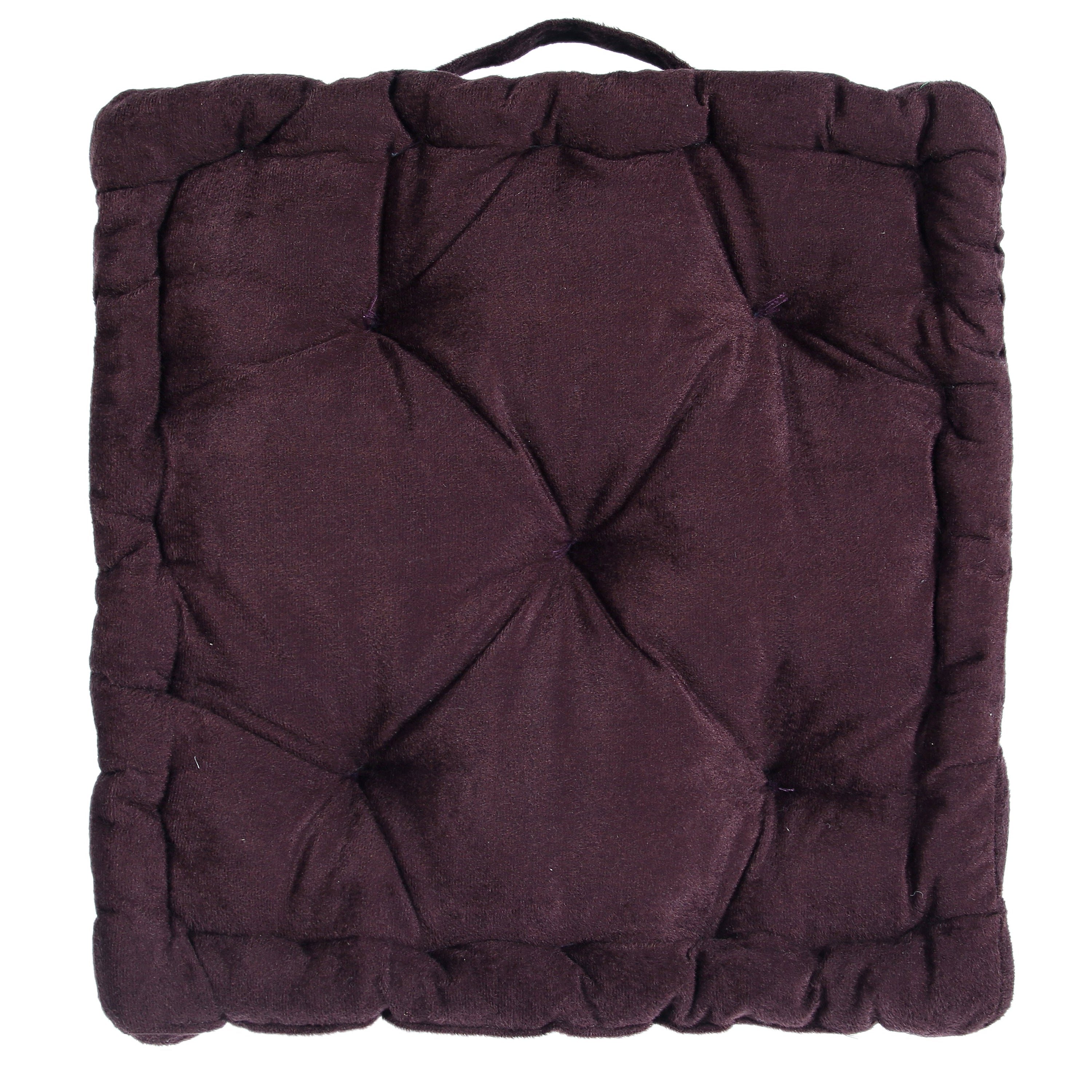 Coffee Floor Cushion (40x40 cm) – Comfortable & Durable Meditation Seat Pad for Home & Living Room