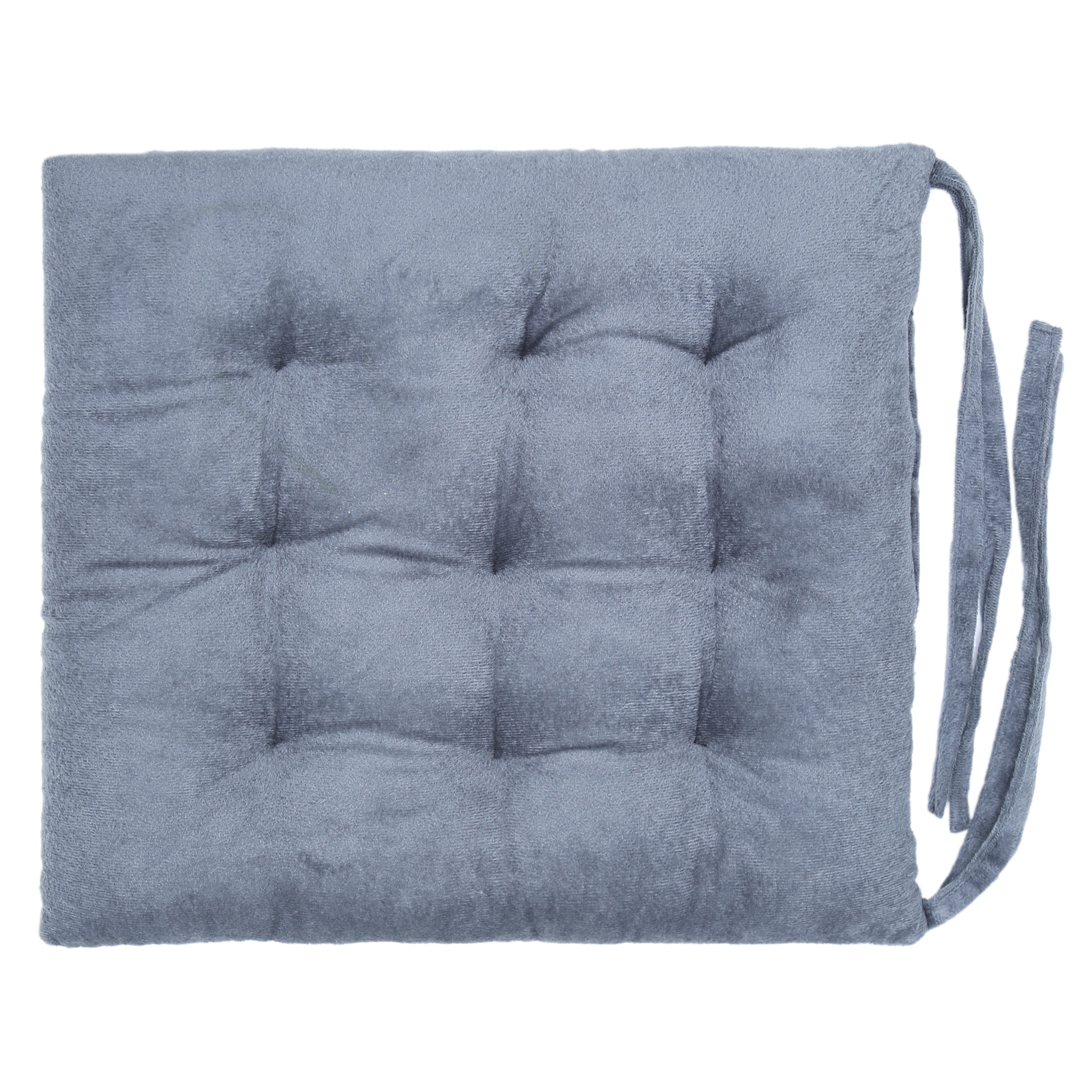 Premium Grey Polyester Chair Pad Cushion (40x40 cm) – Soft & Comfortable Seat Cushion for Home & Office