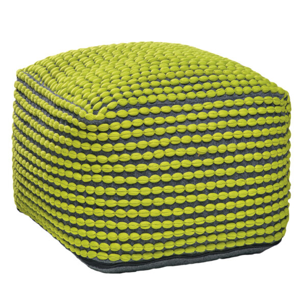 Cotton + Fugga Polyester YArn Pouf