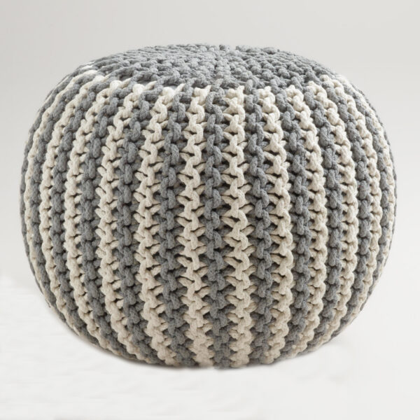 Cotton Dori Two Tone Pouf