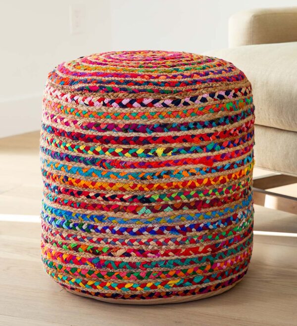 Chindi Pouf
