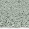 Micro Polyester Round Shaggy Carpet - Close View