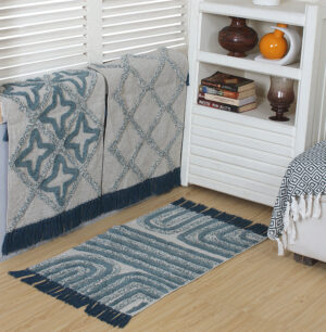 Bath Rugs with Fringes
