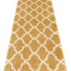 Micro Polyester Carvan Design Shaggy Ruuner Carpet